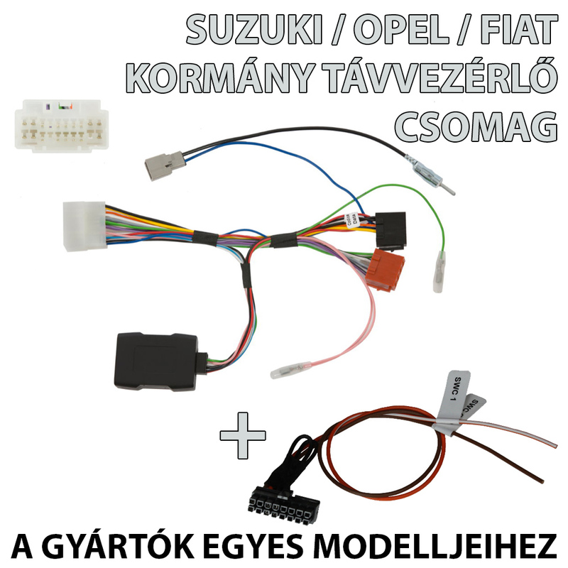 Dietz Suzuki/Opel/Fiat kormánytávvezérlő csomag Kormány interface kiegészítő OPEL, Suzuki, Fiat egyes autókhoz