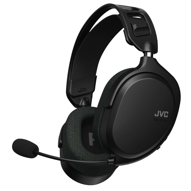 JVC GG-01WQ Ultrakönnyű, erőteljes, dinamikus hangzású Gamer vezetéknélküli fejhallgató