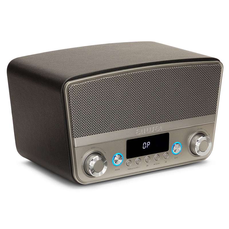 Aiwa CR-90BT Radio-réveil FM AUX, Bluetooth, USB noir - Conrad