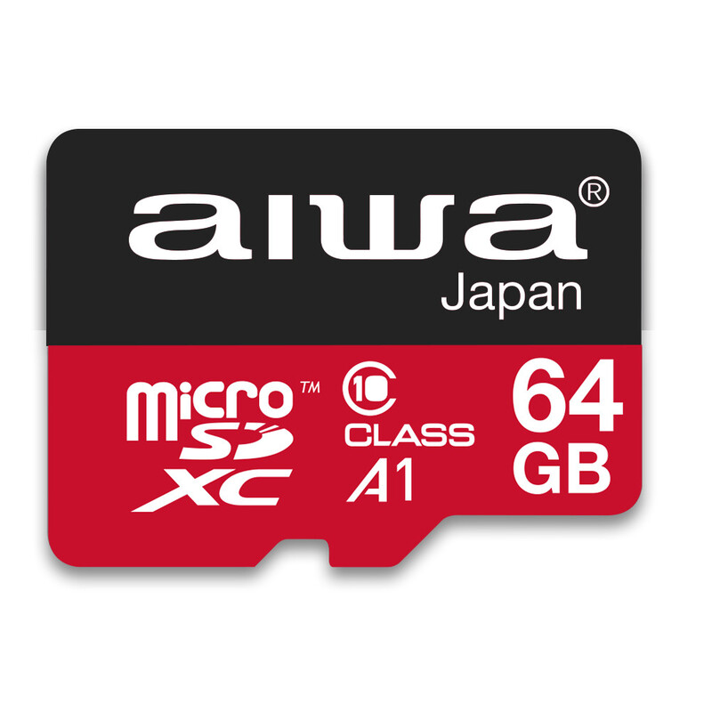 Aiwa MSDC10-64GB Nagy kapacitású micro SDHC memóriakártya Class10, IP57, 64 GB