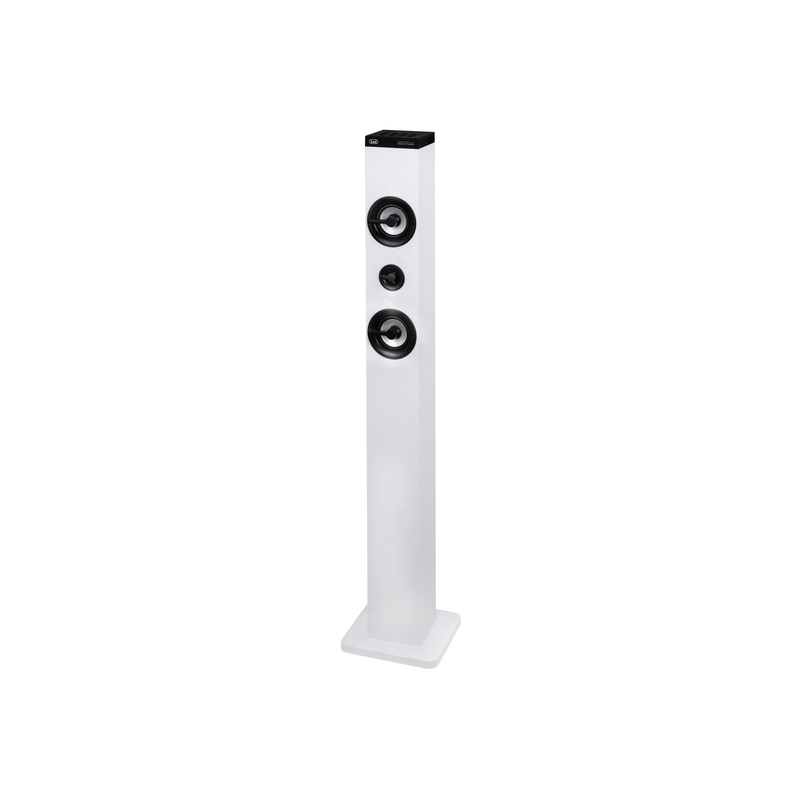 Trevi XT 101BT White  Sound Tower - Erősített torony hangszóró Bluetooth-tal és sok extrával