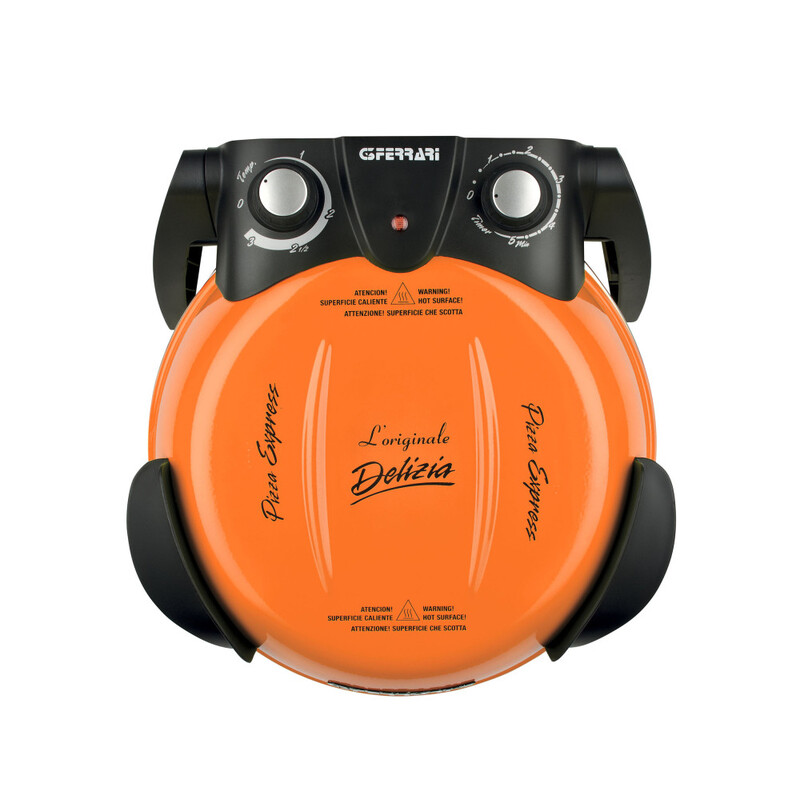 G3 Ferrari G10006 DELIZIA EVO ORANGE Az eredeti gyártó, olasz házi pizza sütője, 400 fok, 5 perc alatt 31cm-es pizza