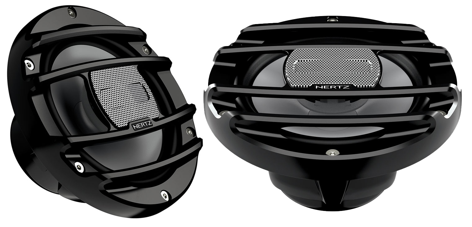 Hertz HMX 8 S 20cm-es koaxiális Motor/Powersport hangszóró fekete szín...