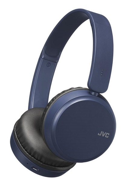 JVC HA-S35BT-A Bluetooth fejhallgató indigó kék színben
