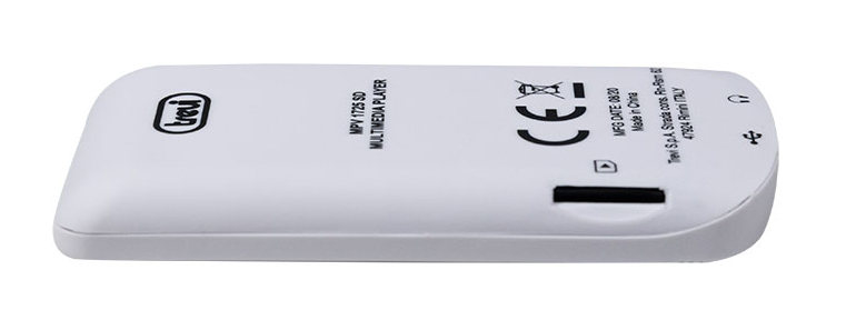 Trevi MPV 1725 SD Multimédia lejátszó, fekete-fehér színben