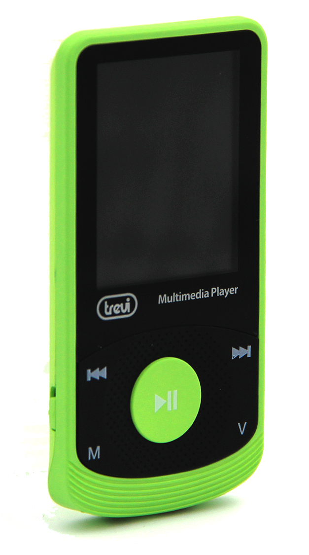 Trevi MPV 1725 SD Multimédia lejátszó, fekete-zöld színben