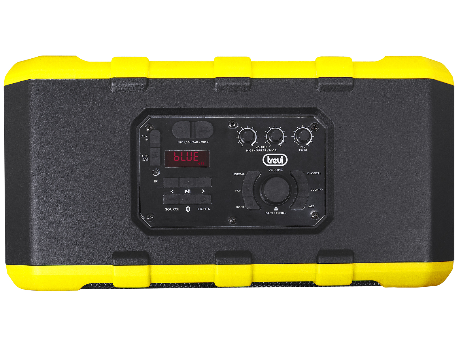 Trevi XF 1300 Yellow Hordozható hangrendszer Bluetooth, USB bemenettel...