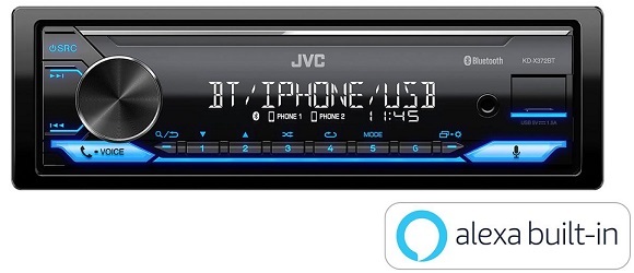 JVC KD-X372BT Bluetooth Mechanika nélküli autórádió USB bemenettel...