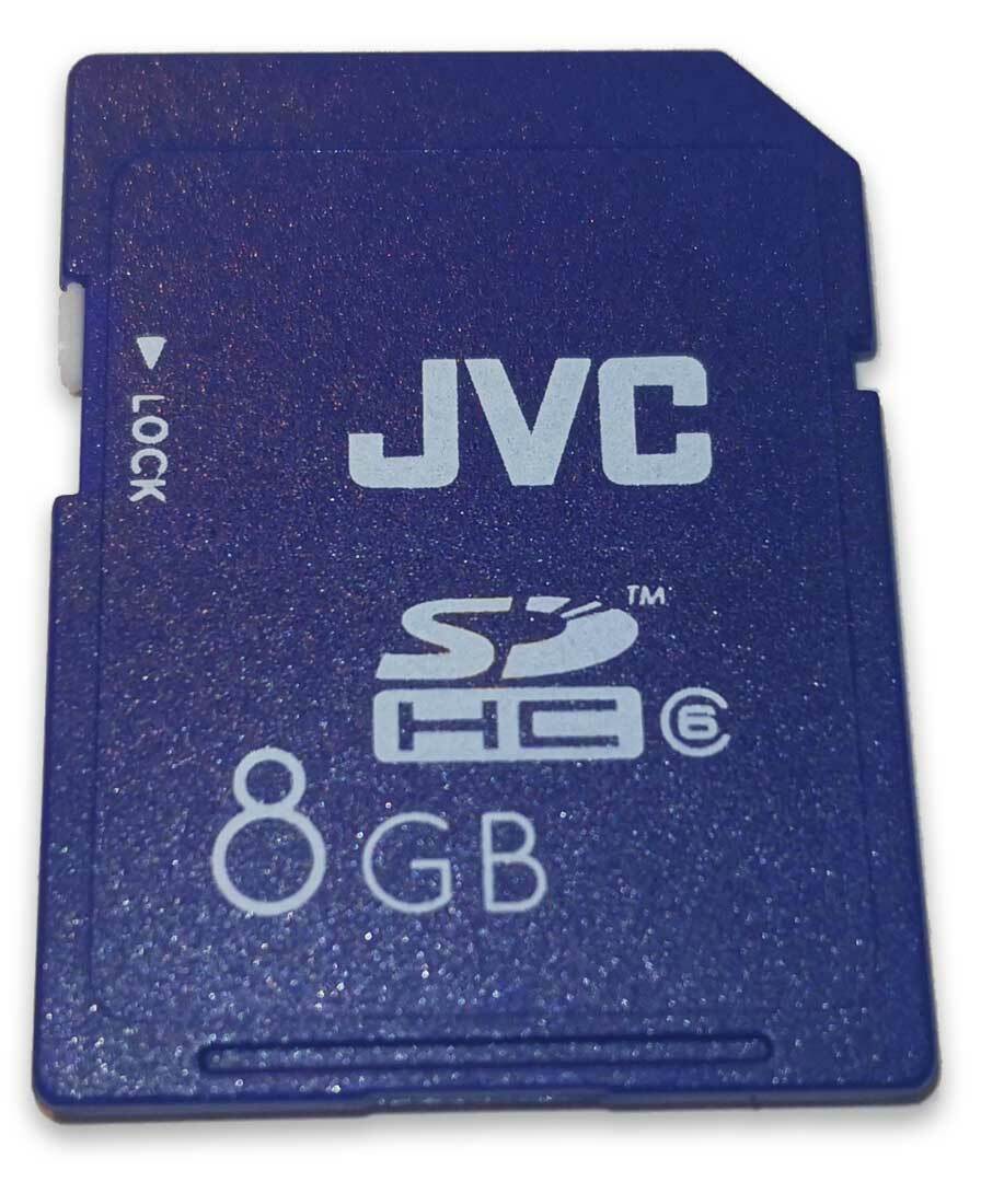 JVC 8GB SDHC memória kártya díszcsomagolás nélkül