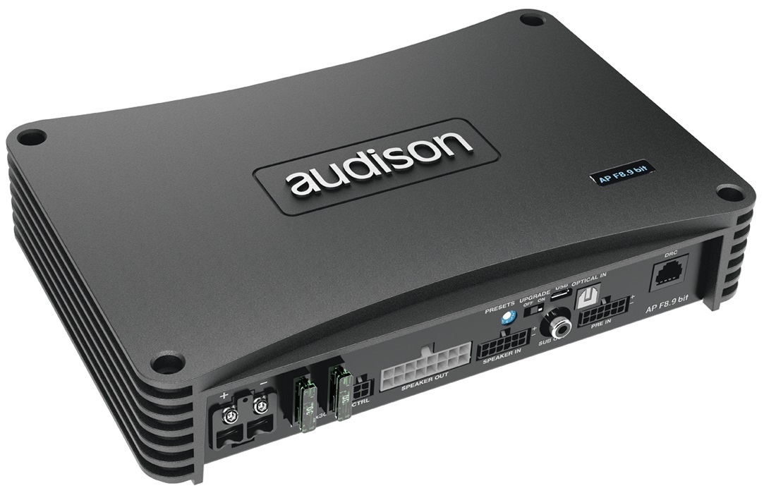 Audison AP F8.9 bit-24V 8/4 csatornás erősítő hangprocesszorral
