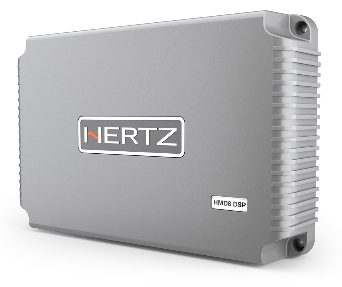 Hertz HMD8 DSP 8 csatornás erősítő hangprocesszorral, hajó és motorspo...