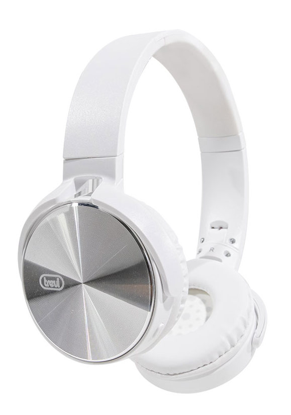 Trevi DJ 12e50 BT Bluetooth fejhallgató mikrofonnal, fehér színben