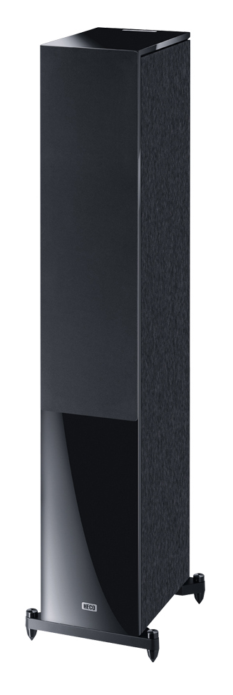 HECO Aurora 700 Black Edition Álló hangsugárzó lakk fekete színben...