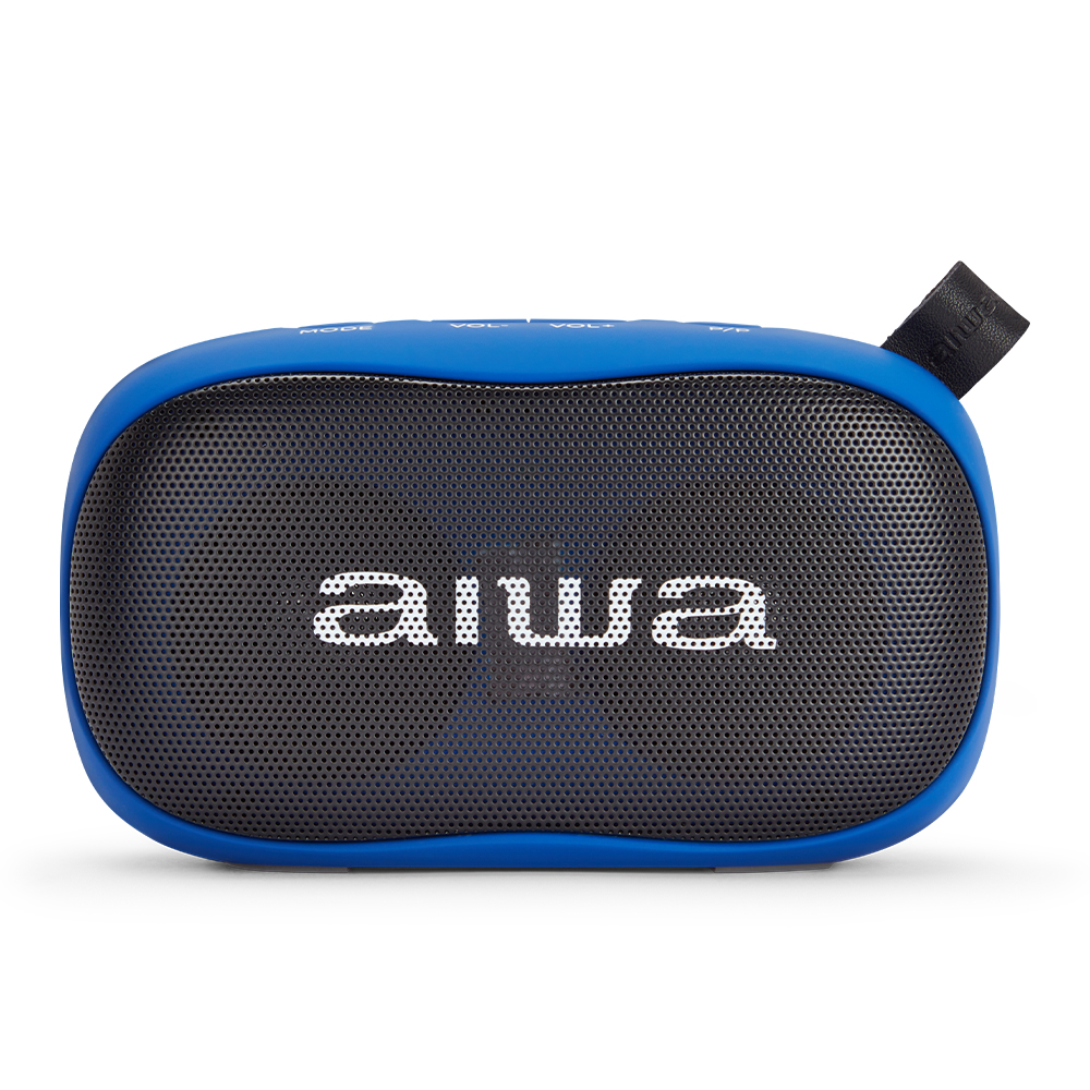 Aiwa BS-110BL Hordozható Bluetooth hangszóró kék színben