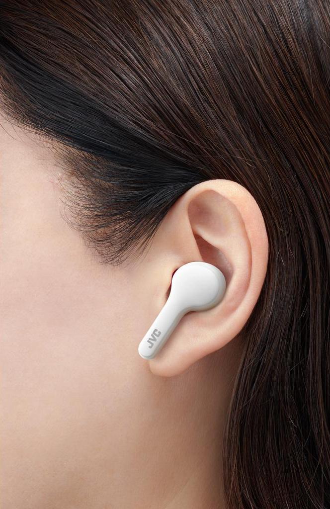 JVC HA-A8T-W-U Bluetooth fülhallgató, fehér színben