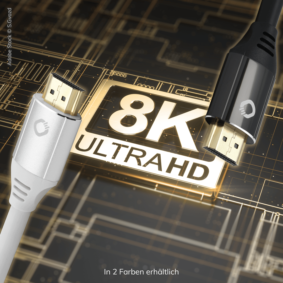 Oehlbach Black Magic MKII HDMI OB 92495 8K-s HDMI - HDMI kábel 3 m fek...