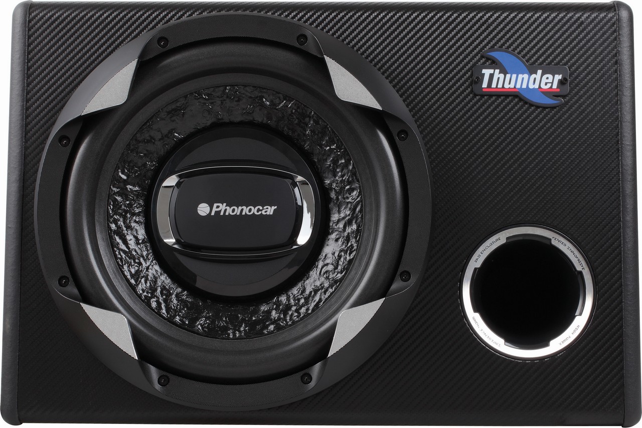 Phonocar 02946 Aktív, erősítővel egybeépített Bass Reflex mélynyomólád...