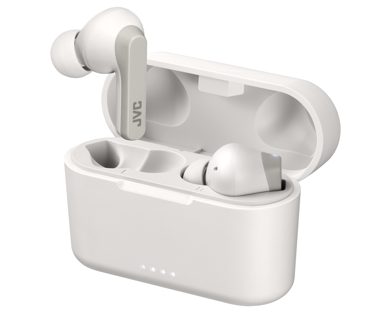 JVC HA-A9T-W Bluetooth fülhallgató, fehér színben