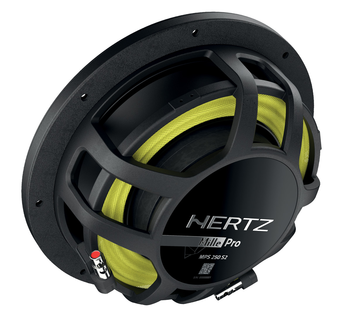 Hertz MPS 250 S4 Mille Pro extra lapos mélysugárzó 25cm, 1.000/500W