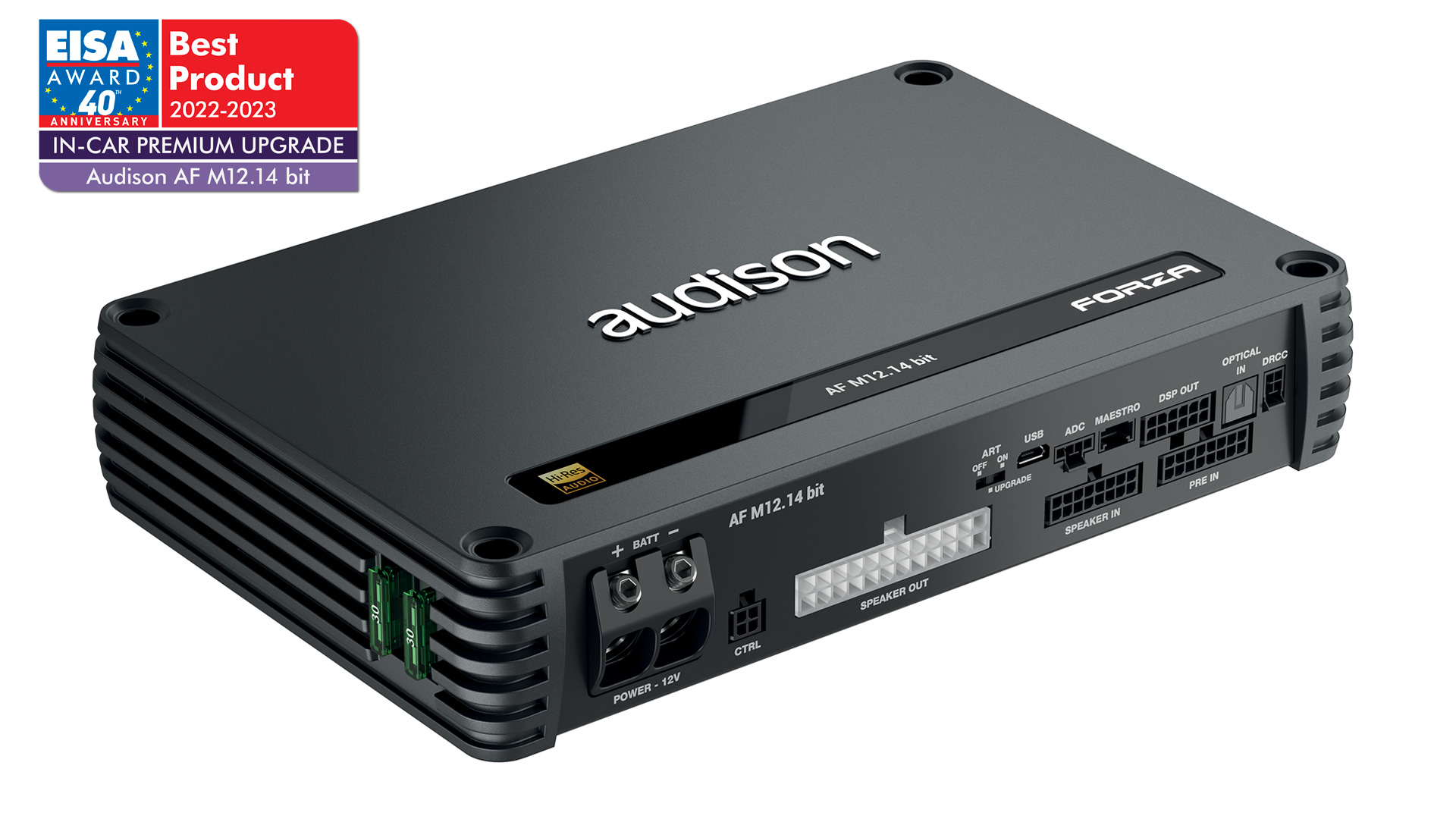 Audison AF M12.14 bit Forza 12 csatornás erősítő hangprocesszorral